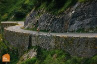 Cycling Col d'Aubisque from Argeles Gazost in the Pyrenees France