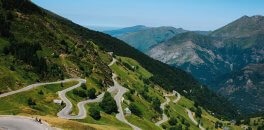 Luz Ardiden is a dead end road, scenic, quite steep, the view from the top is fantastic!
