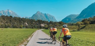Cycling in Julian Alps Slovenia
