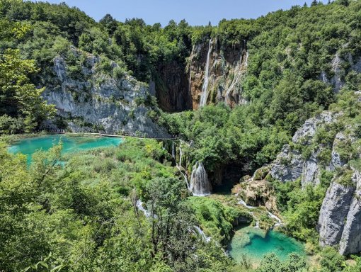 Perhaps the most famous National Park of Croatia - Plitvice lakes, definitely must include on your bespoke Croatia bike tour