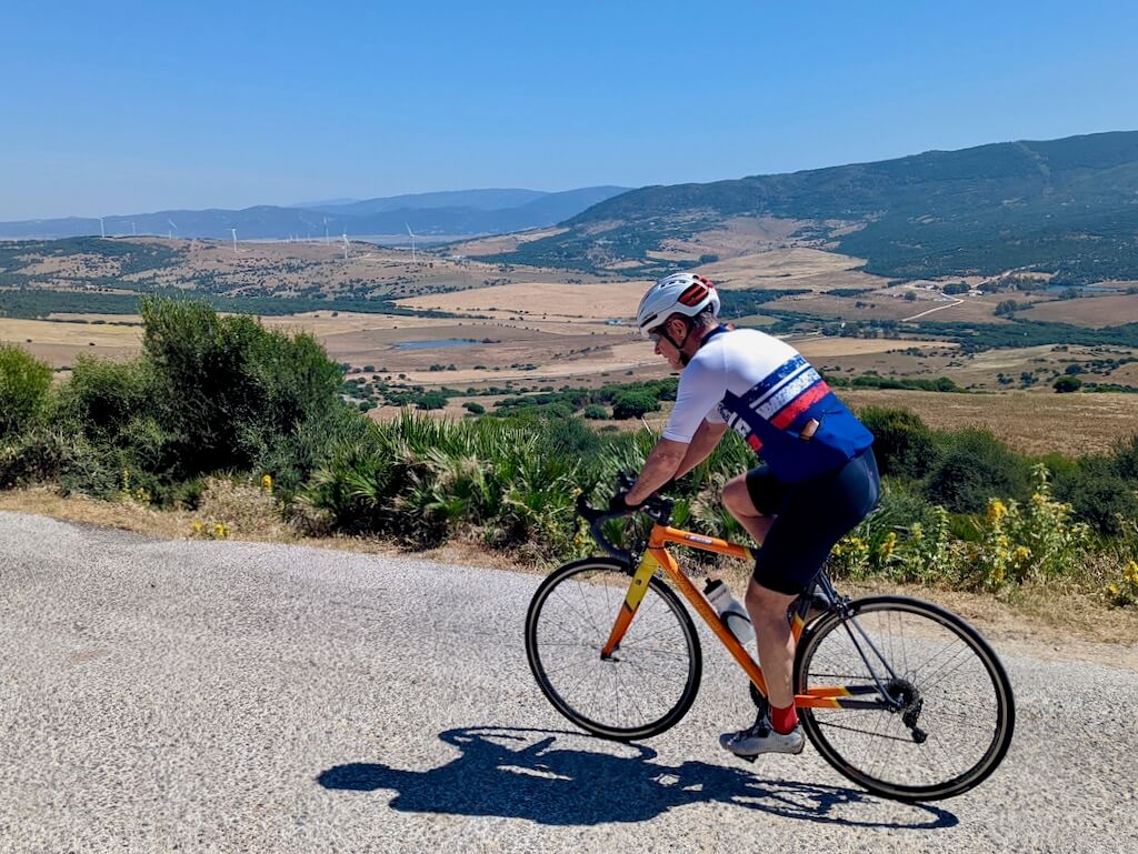 Toward to Tarifa, Andalusia bike trip in Spain