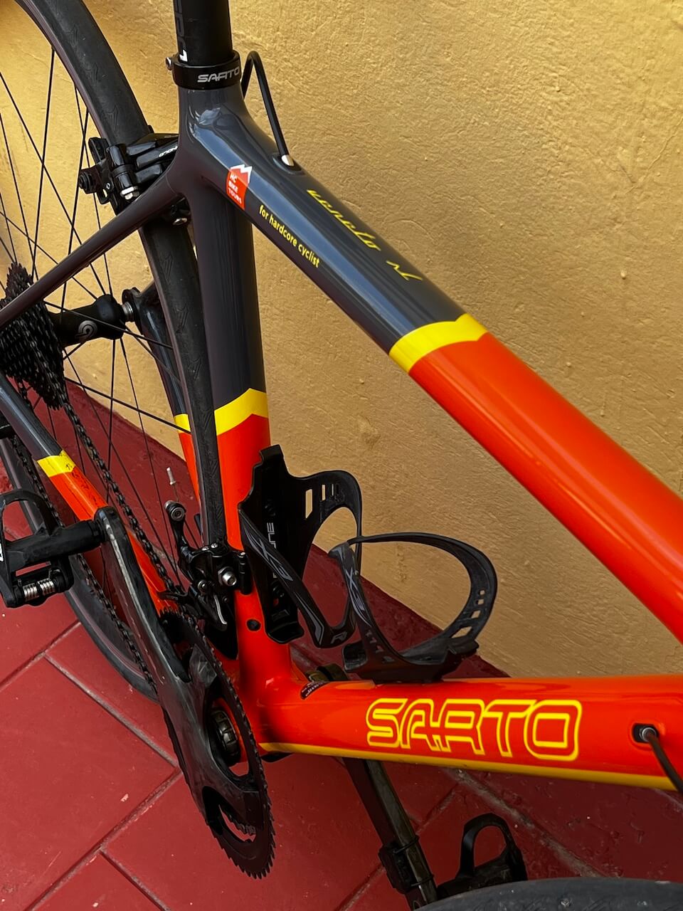 sarto veneto sl road bicycle hand built and custom painted in italy