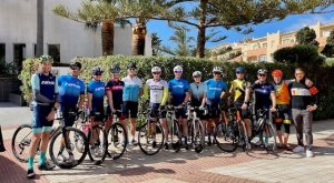 NRG Performance Training athletes before the ride