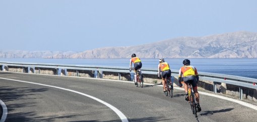 This is how it looks cycling the coast of Croatia - beautiful indeed