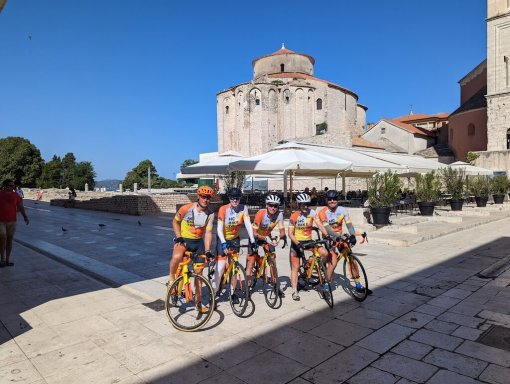 Cycling trough Zadar Croatia