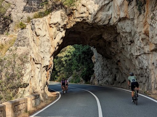 Ma10 climb to Puig Major (Tunnel de Monaber) in Mallorca, Spain