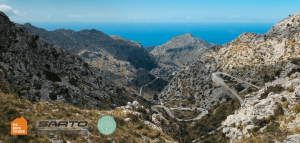 View at the top of the Sa Colobra road in Mallorca