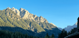 Julian Alps in the afternoon sun, Kranjska Gora, Slovenia