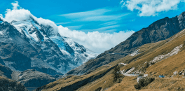 Mountain view of Julian Alps