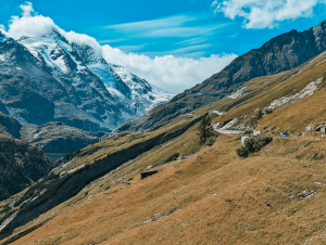 Mountain view of Julian Alps