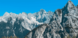 Mountain view at Julian Alps