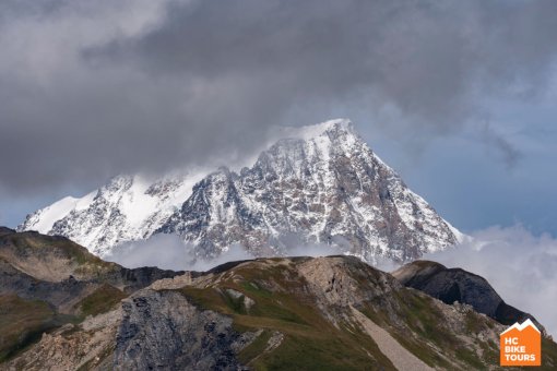 Snowy Mountain Peak Monte Viso