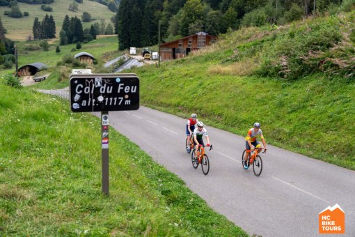 Cycling nearby Col du Feu with professional guide Aigars Paegle