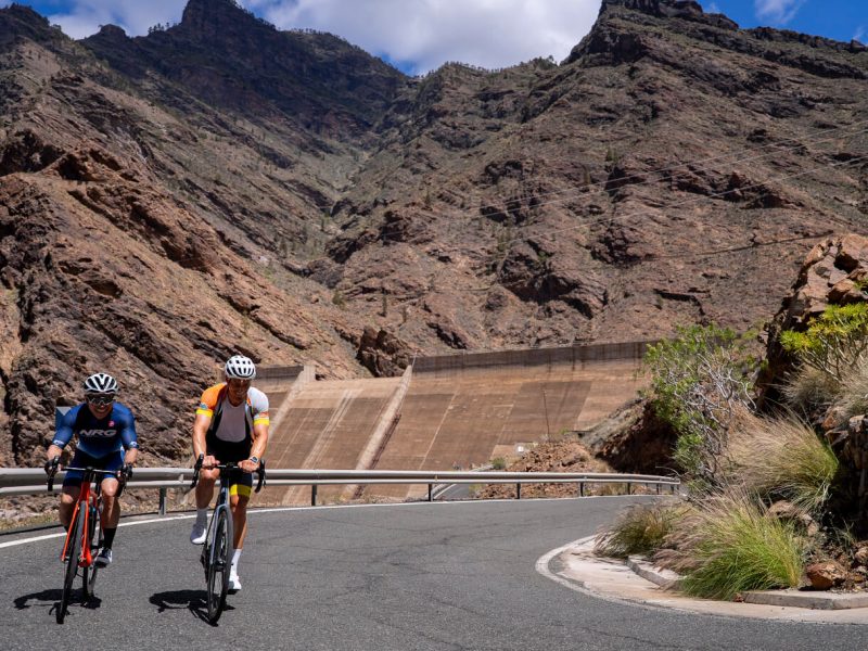 Cyclist riding Valley of Tears epic