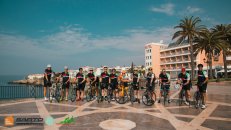 Stockport tri club on a bike tour in Andalusia with HC Bike Tours