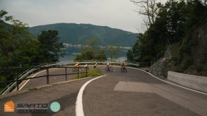 Cycling Lago di Lugano Swiss on HC Bike Tours Lake Como Private bike Tour