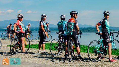 Our guests a group of ladies from Australia in Denmark on a Custom bike holidays with HC Bike Tours