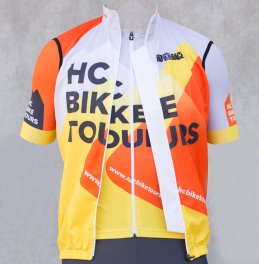 HC Bike Tours design cycling body/vest made by Bioracer