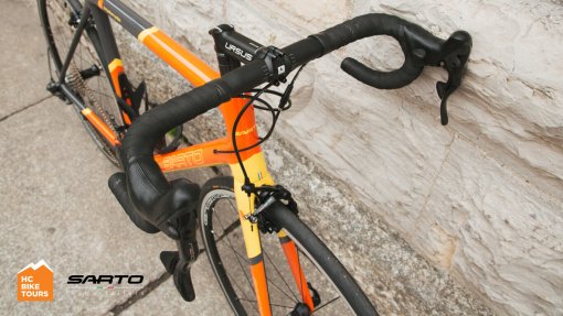 Sarto road bikes for rent in Mallorca and Como Italy - Campagnolo Record - HC Bike Tours