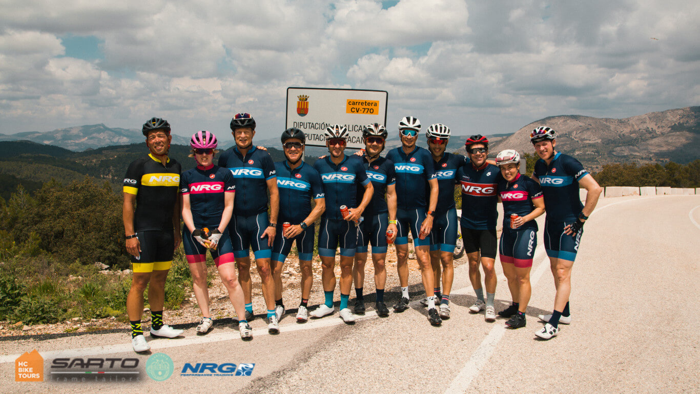 NRG Performane training tri camp in Calpe Spain organized by HC Bike Tours