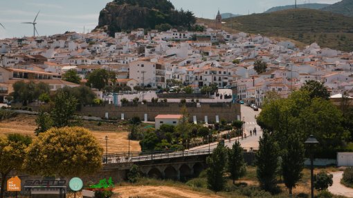 See white villages in Andalusia touring bike with HC Bike Tours